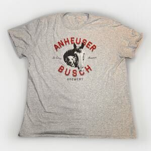 2011 Anheuser-Busch Brewery T-Shirt St. Louis Brewery Dalmatian Clydesdale Horse